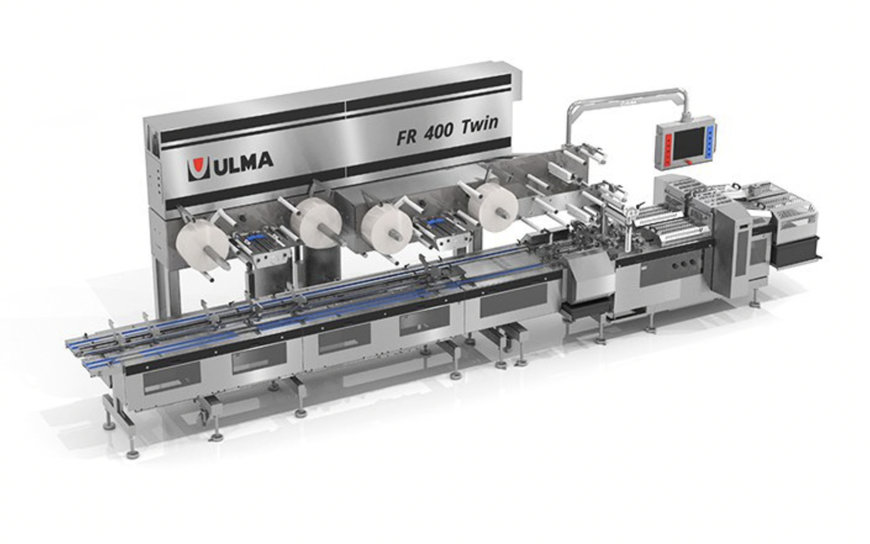 ULMA présente la FR 400 TWIN : une nouvelle enveloppeuse horizontale compacte à haut rendement